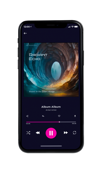 Tablet view of Premade Electronica & Ambient Book Cover - Outer Space #16657 | AlbumArtZone*