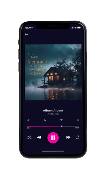 Tablet view of Premade Electronica & Ambient Album Cover - Limed Spruce #16662 | AlbumArtZone*