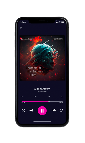 Tablet view of Premade Electronica & Ambient Album Cover - Cocoa Brown #16678 | AlbumArtZone*