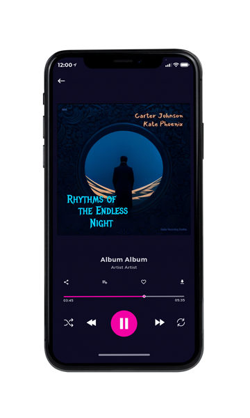 Tablet view of Premade Contemporary Music Album Cover - Black Pearl #16690 | AlbumArtZone*