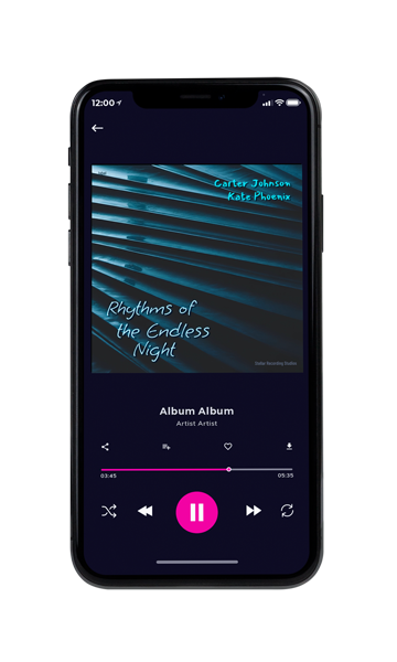 Tablet view of Premade Contemporary Music Album Cover - Outer Space #16691 | AlbumArtZone*