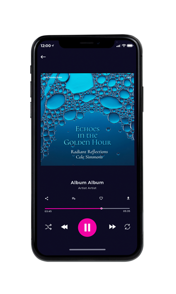 Tablet view of Premade Contemporary Music Album Cover - Biscay #16699 | AlbumArtZone*