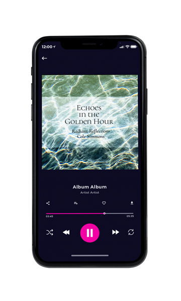 Tablet view of Premade Electronica & Ambient Album Cover - Tasman #16700 | AlbumArtZone*