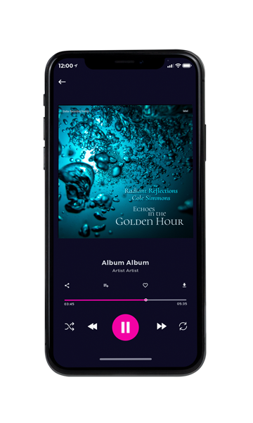 Tablet view of Premade Electronica & Ambient Album Cover - Blue Whale #16702 | AlbumArtZone*