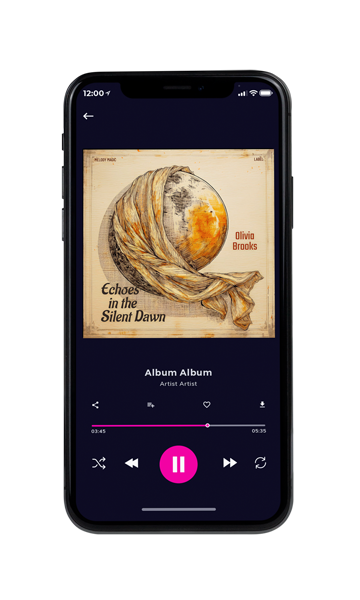 Tablet view of Premade Electronica & Ambient Album Cover - Brandy #16757 | AlbumArtZone*
