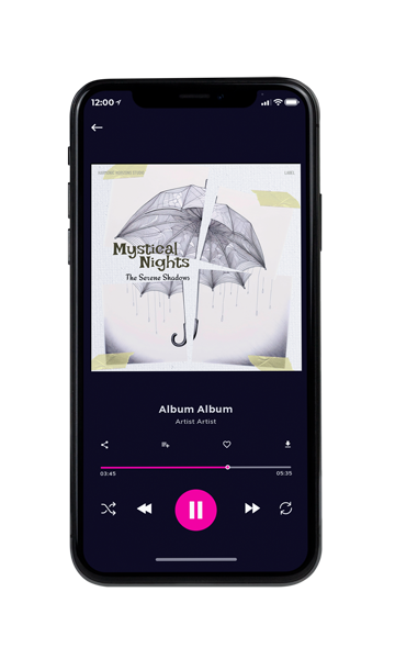 Tablet view of Premade Electronica & Ambient Album Cover - Pampas #16789 | AlbumArtZone*
