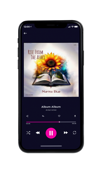 Tablet view of Premade Contemporary Music Album Cover - Swirl #16804 | AlbumArtZone*
