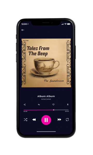 Tablet view of Premade Indie & Folk Music Album Cover - Tan #16805 | AlbumArtZone*
