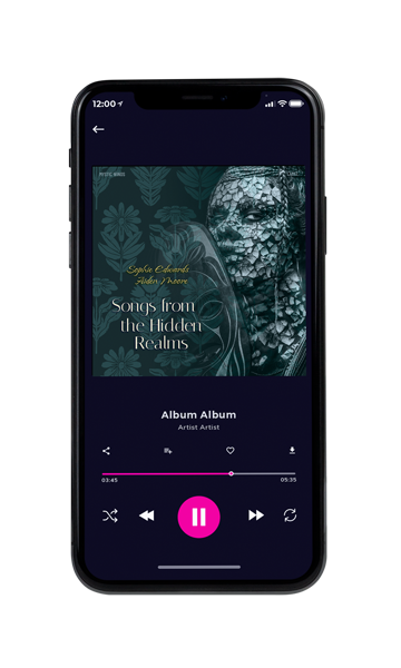 Tablet view of Premade Electronica & Ambient Album Cover - Outer Space #16819 | AlbumArtZone*