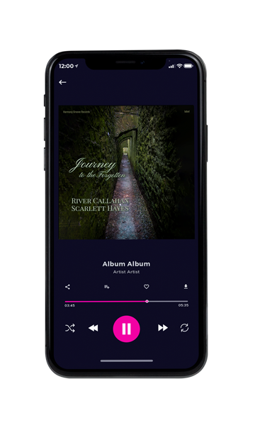 Tablet view of Premade Indie & Folk Music Album Cover - Hunter Green #16857 | AlbumArtZone*