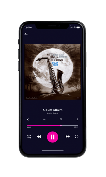 Tablet view of Premade Traditional Jazz & Blues Album Cover - Swirl #16862 | AlbumArtZone*