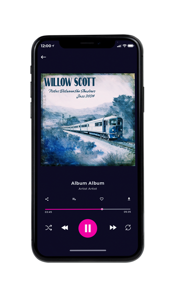Tablet view of Premade Country & Acoustic Album Cover - Bon Jour #16871 | AlbumArtZone*