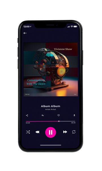 Tablet view of Premade Electronica & Ambient Album Cover - Thunder #16882 | AlbumArtZone*