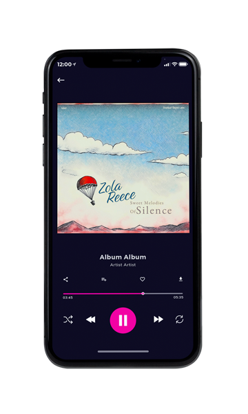 Tablet view of Premade Indie & Folk Music Album Cover - Moon Mist #16917 | AlbumArtZone*