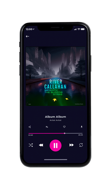 Tablet view of Premade Electronica & Ambient Album Cover - Shark #16939 | AlbumArtZone*