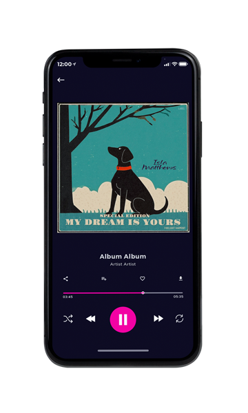 Tablet view of Premade Indie & Folk Music Book Cover - Smalt Blue #16982 | AlbumArtZone*