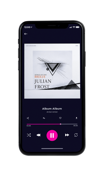 Tablet view of Premade Contemporary Music Album Cover - Iron #16988 | AlbumArtZone*