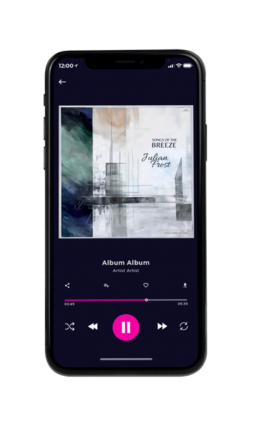 Tablet view of Premade Contemporary Music Album Cover - Quill Gray #16994 | AlbumArtZone*