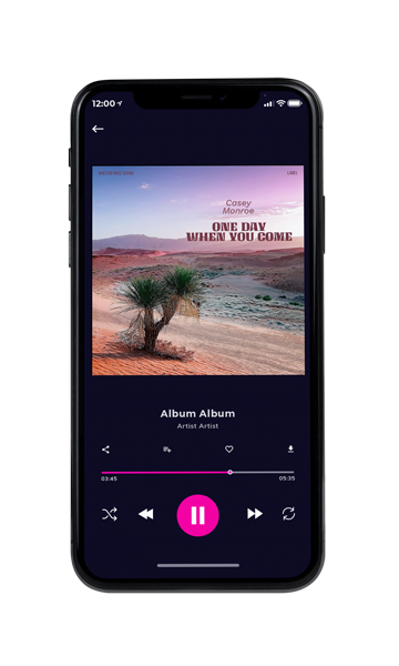 Tablet view of Premade Indie & Folk Music Album Cover - Dusty Gray #17043 | AlbumArtZone*