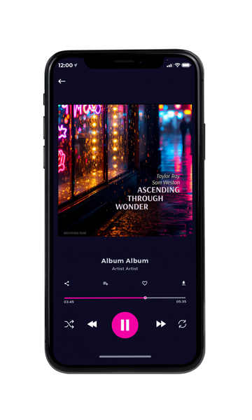 Tablet view of Premade Contemporary Music Album Cover - New York Pink #17046 | AlbumArtZone*