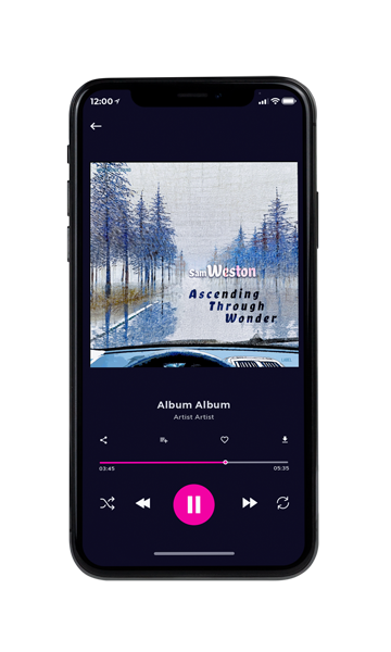 Tablet view of Premade Indie & Folk Music Album Cover - Iron #17051 | AlbumArtZone*