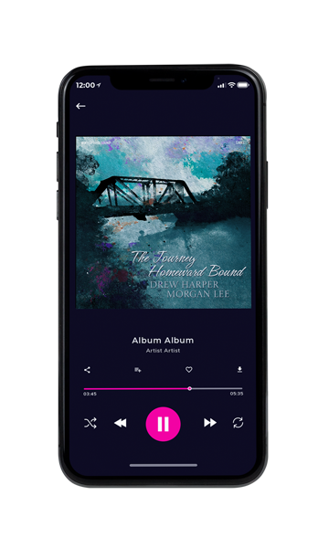 Tablet view of Premade Indie & Folk Music Album Cover - Timber Green #17059 | AlbumArtZone*