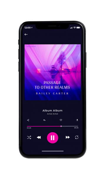 Tablet view of Premade Indie & Folk Music Album Cover - Lavender #17073 | AlbumArtZone*