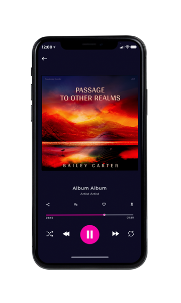Tablet view of Premade Electronica & Ambient Album Cover - Tamarind #17074 | AlbumArtZone*