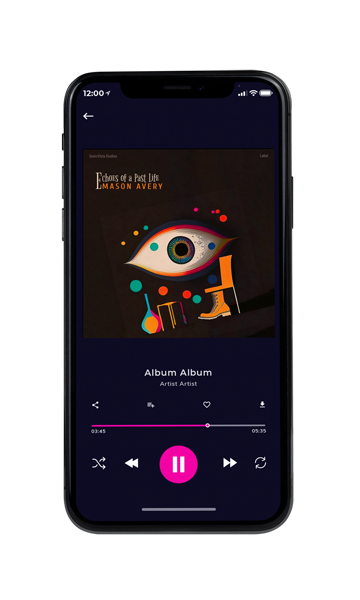 Tablet view of Premade Contemporary Music Album Cover - Gondola #17097 | AlbumArtZone*