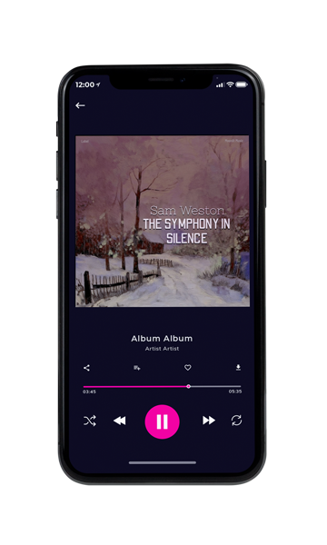 Tablet view of Premade Indie & Folk Music Album Cover - Russett #17133 | AlbumArtZone*