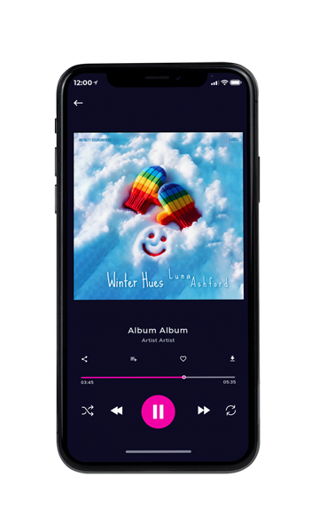 Tablet view of Premade Pop Album Cover - Glacier #17155 | AlbumArtZone*