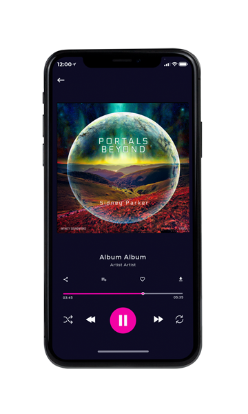Tablet view of Premade Electronica & Ambient Album Cover - Shark #17174 | AlbumArtZone*