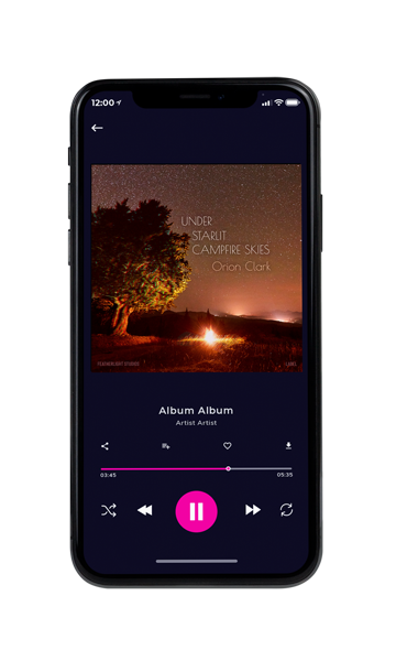 Tablet view of Premade Indie & Folk Music Album Cover - Cedar #17184 | AlbumArtZone*