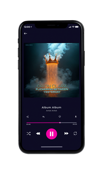 Tablet view of Premade Electronica & Ambient Album Cover - Ebony Clay #17223 | AlbumArtZone*