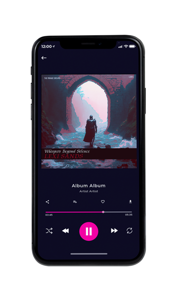 Tablet view of Premade Indie & Folk Music Album Cover - Thunder #17259 | AlbumArtZone*