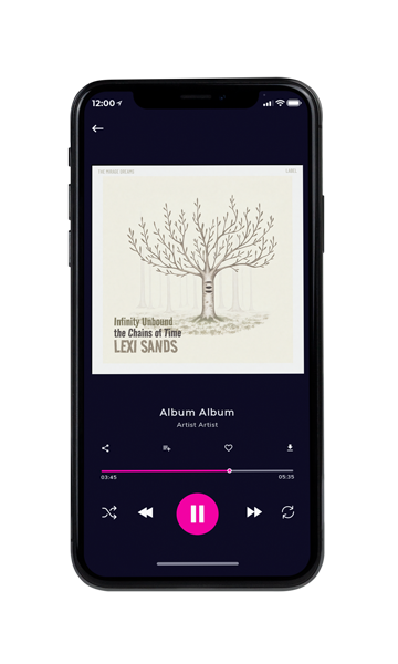 Tablet view of Premade Indie & Folk Music Album Cover - Ecru White #17278 | AlbumArtZone*