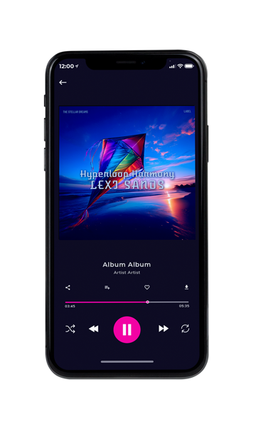 Tablet view of Premade Podcast Album Cover - Torea Bay #17297 | AlbumArtZone*