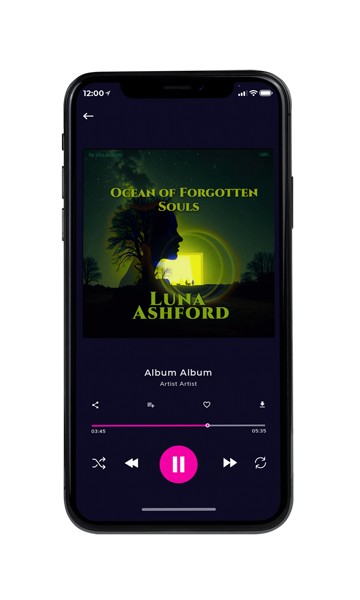 Tablet view of Premade Electronica & Ambient Album Cover - Hunter Green #17307 | AlbumArtZone*