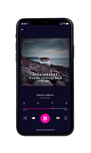 Tablet view of Premade Electronica & Ambient Album Cover - Ship Gray #17320 | AlbumArtZone*