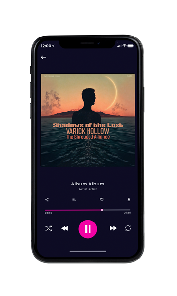 Tablet view of Premade Indie & Folk Music Album Cover - Shark #17333 | AlbumArtZone*