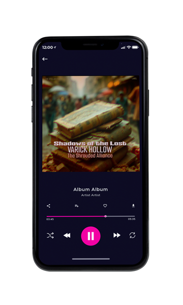Tablet view of Premade Indie & Folk Music Book Cover - Metallic Bronze #17338 | AlbumArtZone*
