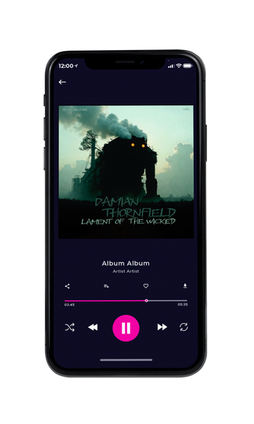 Tablet view of Premade Electronica & Ambient Album Cover - Racing Green #17359 | AlbumArtZone*