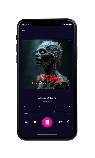 Tablet view of Premade Electronica & Ambient Album Cover - Shark #17374 | AlbumArtZone*