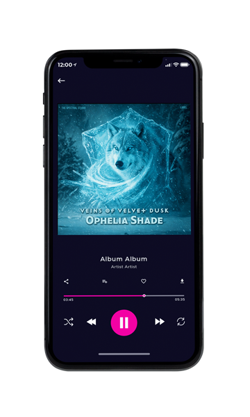 Tablet view of Premade Electronica & Ambient Album Cover - Ming #17388 | AlbumArtZone*