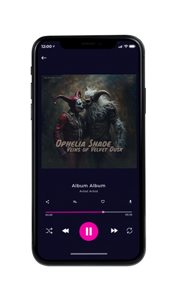 Tablet view of Premade Electronica & Ambient Album Cover - Shark #17413 | AlbumArtZone*