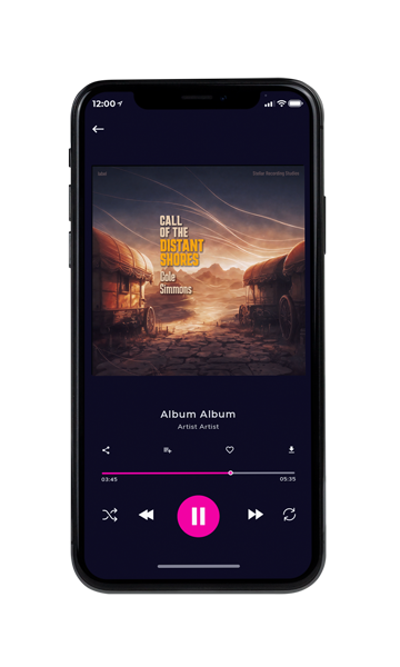 Tablet view of Premade Country & Acoustic Album Cover - Thunder #17439 | AlbumArtZone*