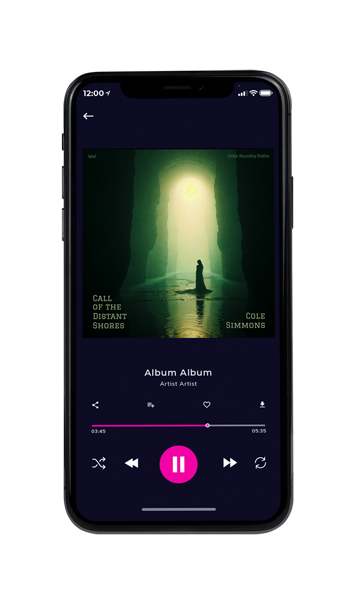 Tablet view of Premade Electronica & Ambient Album Cover - Pine Glade #17447 | AlbumArtZone*