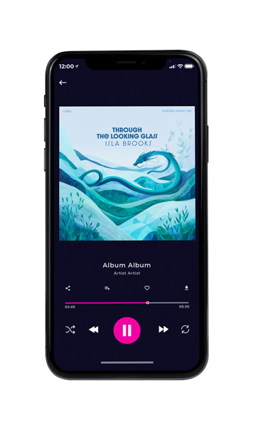 Tablet view of Premade Indie & Folk Music Album Cover - Jagged Ice #17462 | AlbumArtZone*