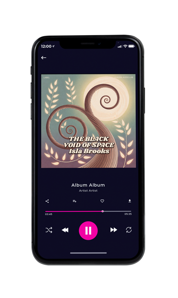 Tablet view of Premade Electronica & Ambient Album Cover - Pale Oyster #17480 | AlbumArtZone*