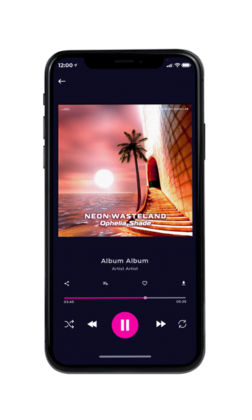 Tablet view of Premade Electronica & Ambient Album Cover - Contessa #17551 | AlbumArtZone*